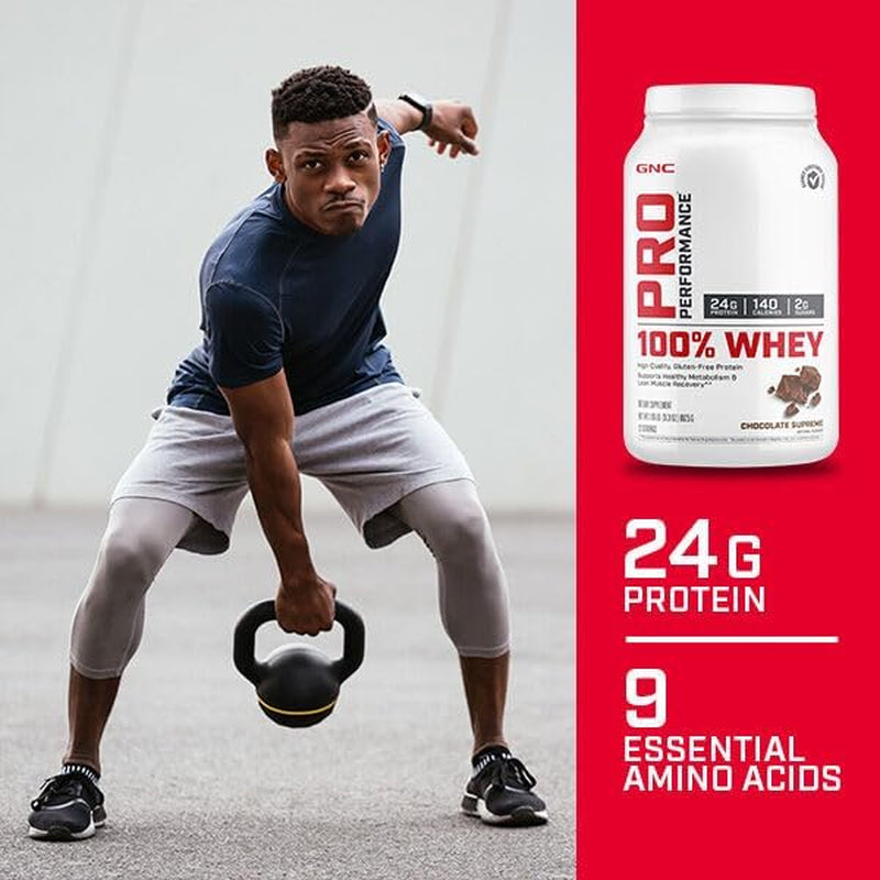 Pro Performance 100% Whey Protein Powder | Supports Healthy Metabolism and Lean Muscle Recovery | Creamy Strawberry | 12 Servings